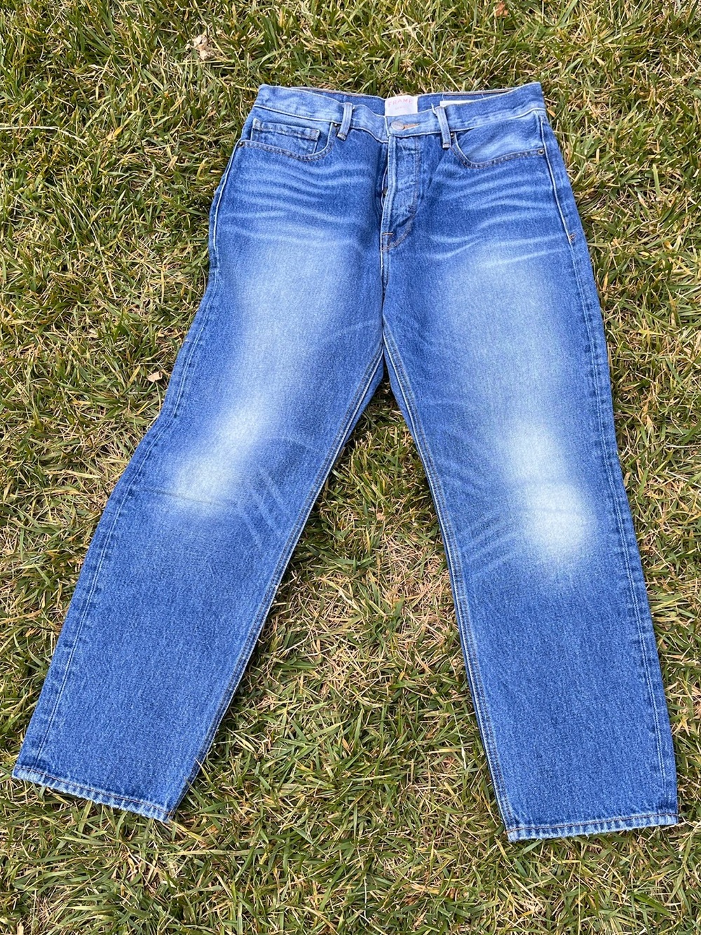 Frame Denim "Re-Release Rigid Le Original" distressed jeans - size 30